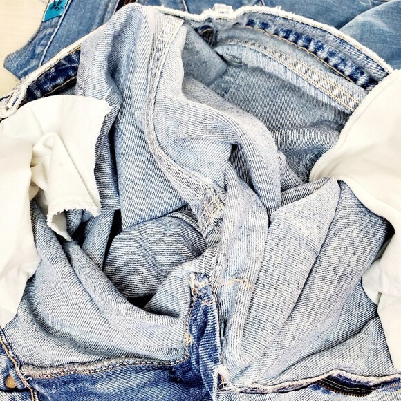 VTG 1980's Brittania Acid Wash WOMENS High Rise Blue Jeans Grunge MOM JEANS SZ30 - Picture 4 of 12